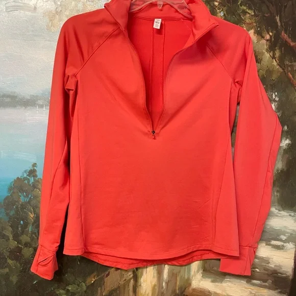 Under Armour Vibrant Coral ColdGear Fitted Top - Picture 10 of 12